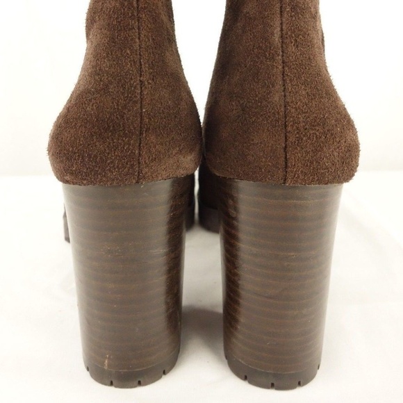 ARTURO CHIANG LILLIANA Brown Suede Ankle Boots - Picture 4 of 6